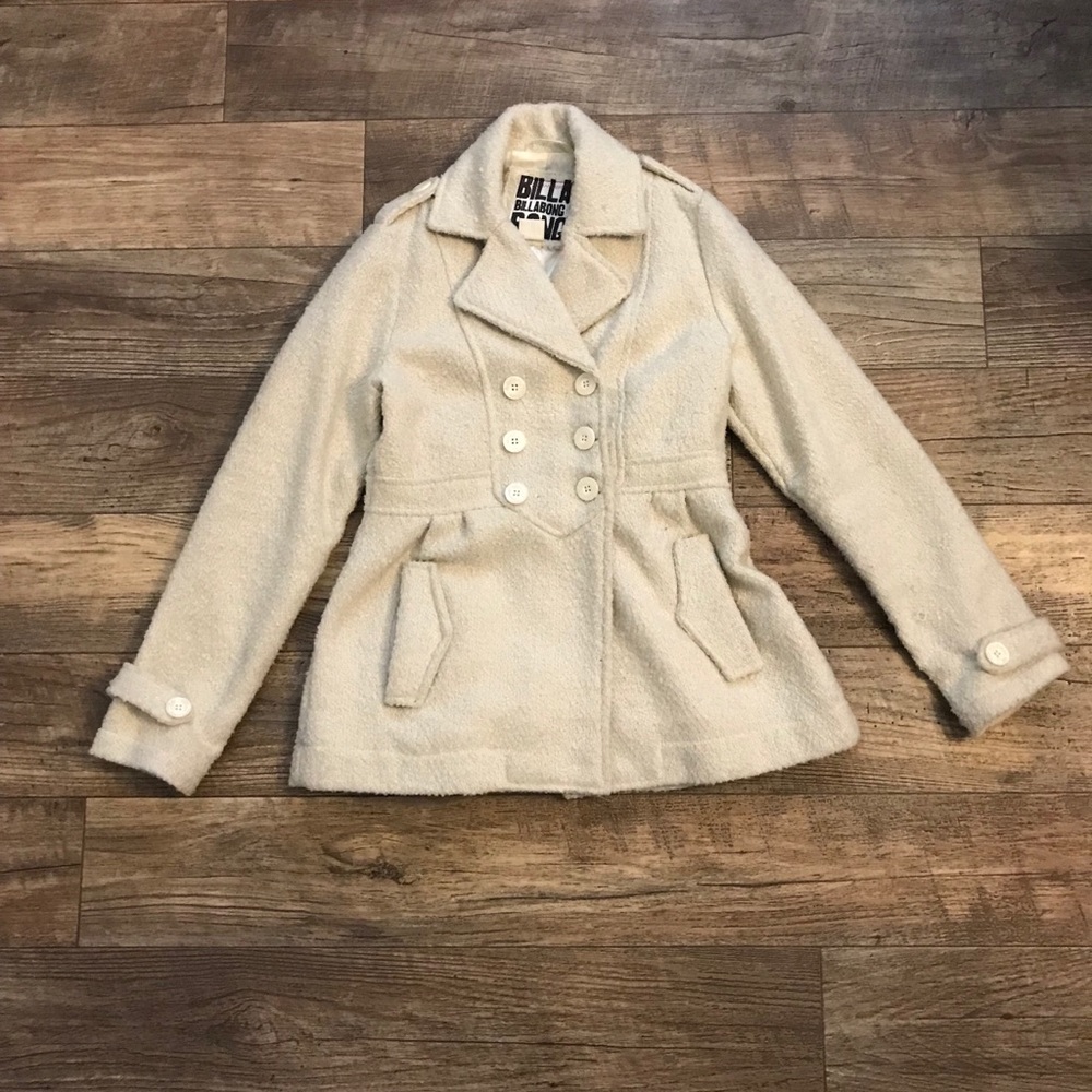 Cream Peacoat